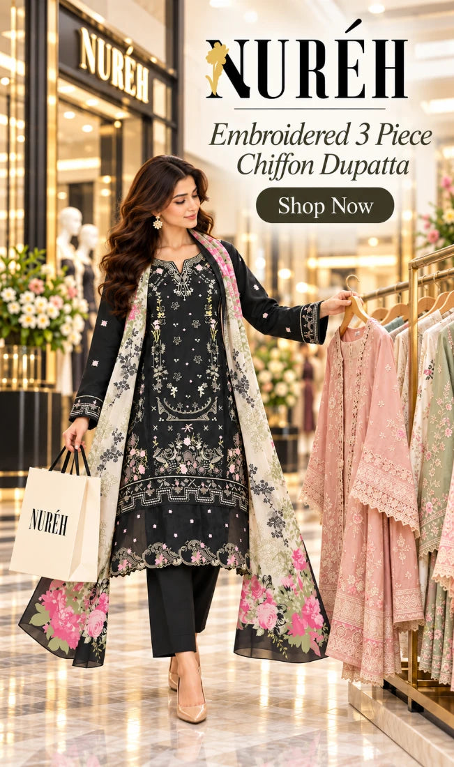Nureh Karandi Embroidered Suite Design 7