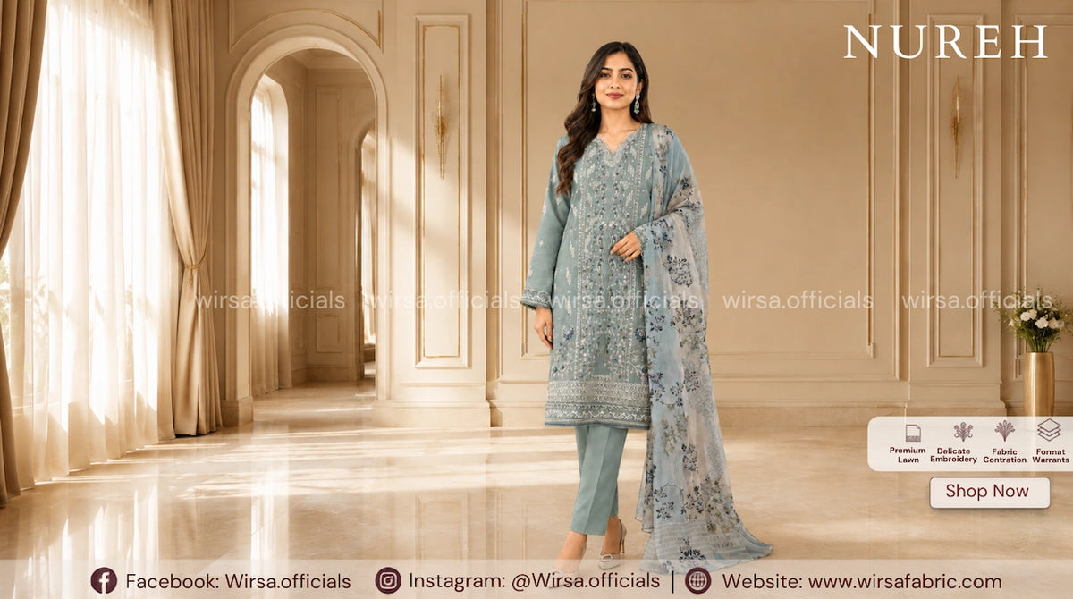 a luxury and premium dress by wirsa fabric
