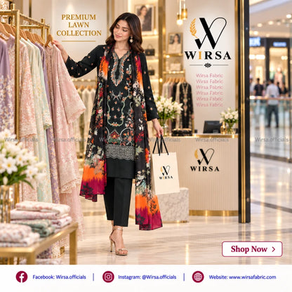a black wirsa karrandi dress