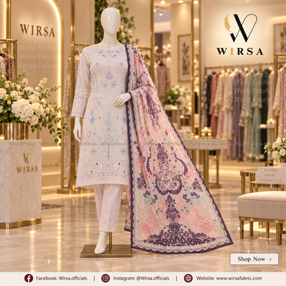 wirsa luxury embroidred mid summer karrandi collection